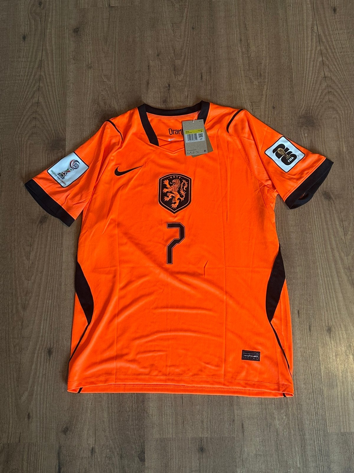 Voetbalshirt : Nike Nederland Thuisshirt 2026/2027 Xavi #7, Ophalen of Verzenden