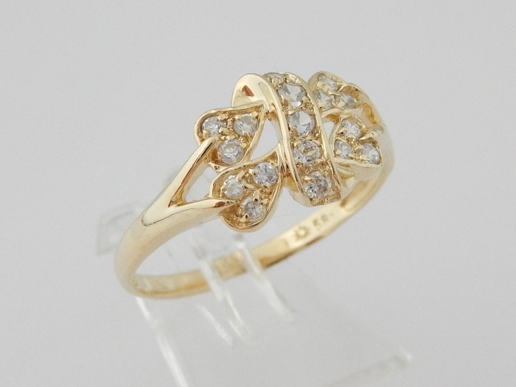 Prachtige 18 karaat Gouden Damesring Fantasy-Ring M18, Verzenden, Nieuw, Dame, Info@juwelenwereld.nl