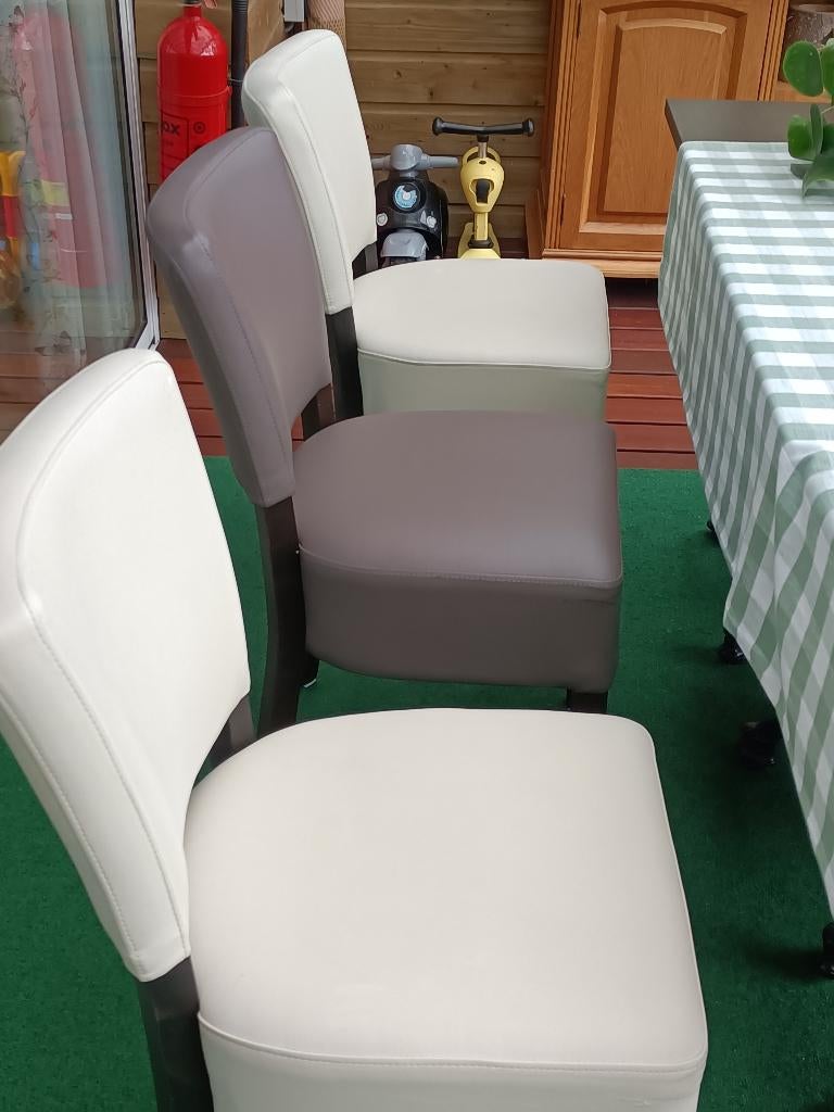 6 horeca stoelen, Gebruikt, Overige kleuren, Vijf, Zes of meer stoelen, Ophalen