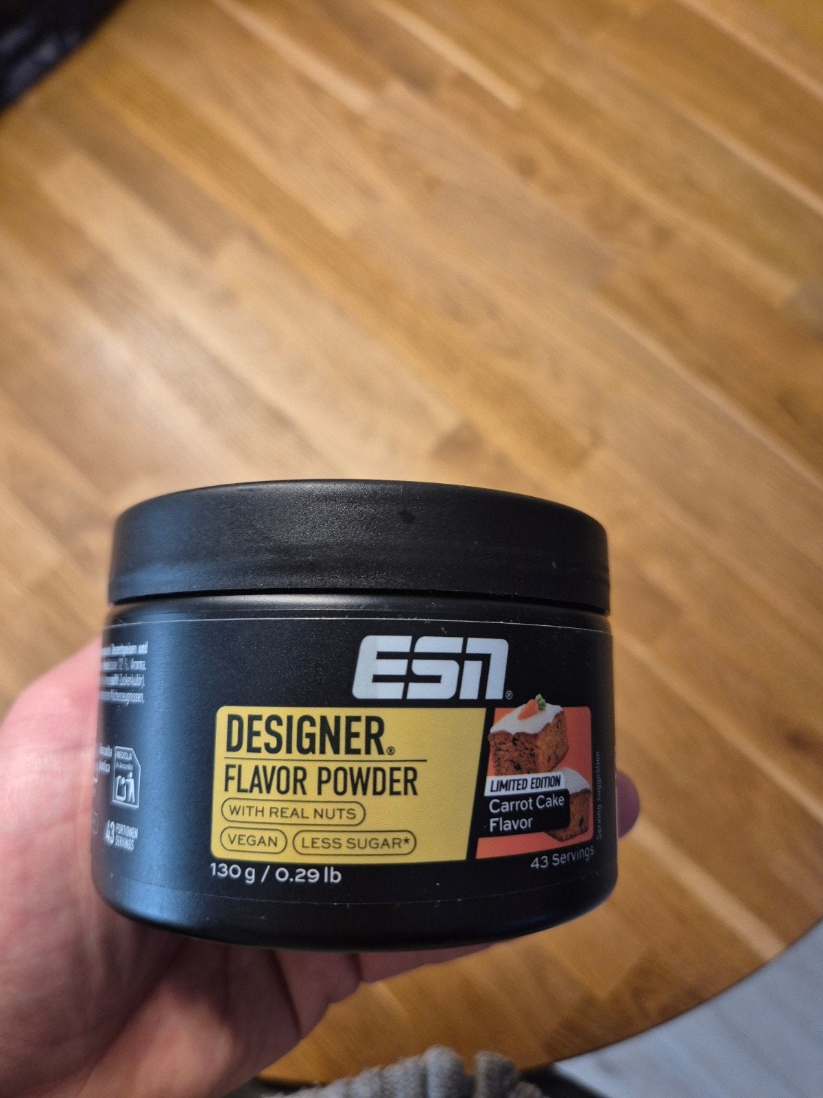 Esn flavor powder carrot cake (alleen ophalen), Ophalen, Zo goed als nieuw, Poeder of Drank