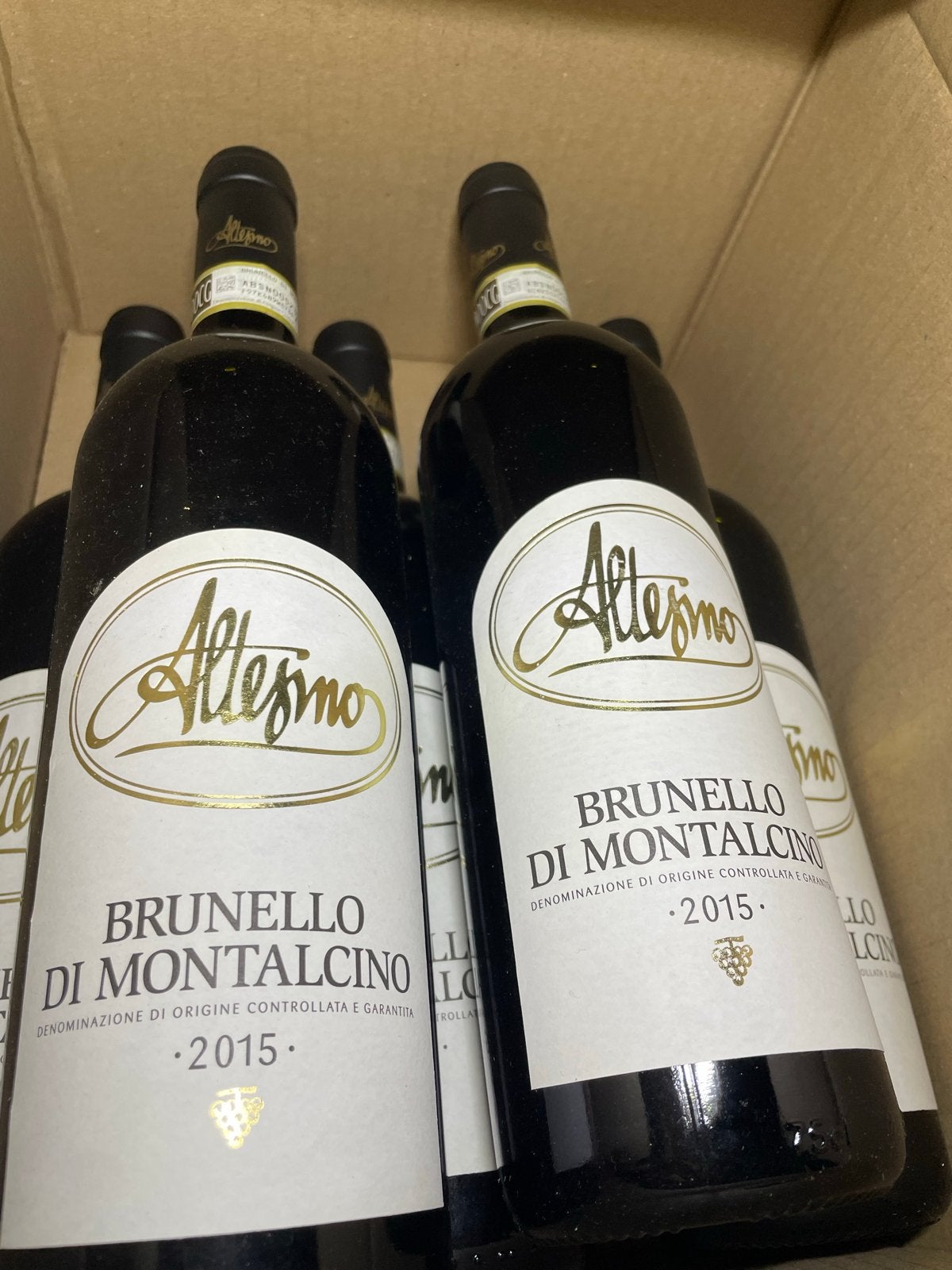 5 flessen Altesino Brunello di Montalcino 2015, Verzamelen, Nieuw, Rode wijn, Vol, Italië
