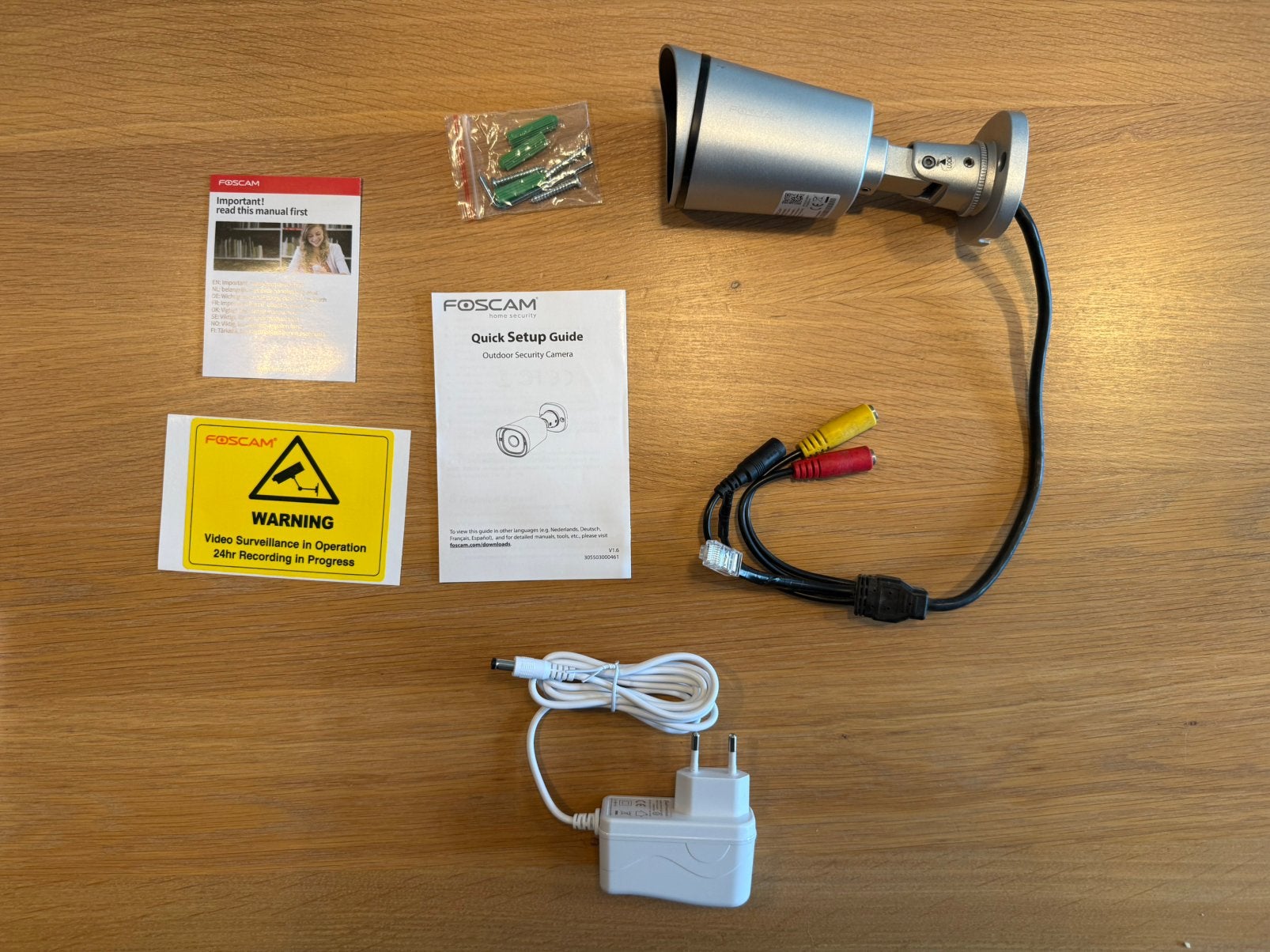 Foscam FI9900EP Full HD PoE Buiten camera met nachtzicht, Ophalen, Gebruikt, Buitencamera