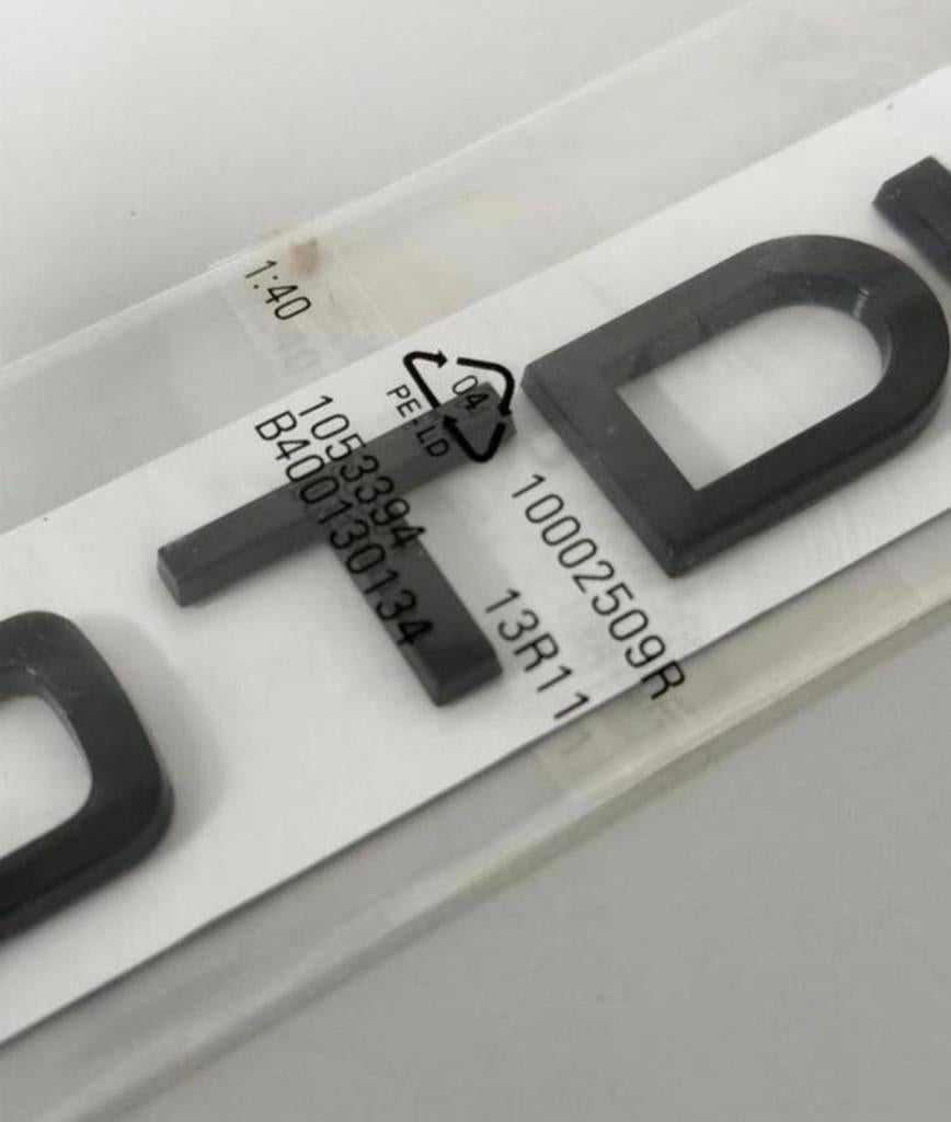 Audi nieuw 3.0 TDI embleem sticker badge logo zwart glans, Ophalen of Verzenden, H, H, H