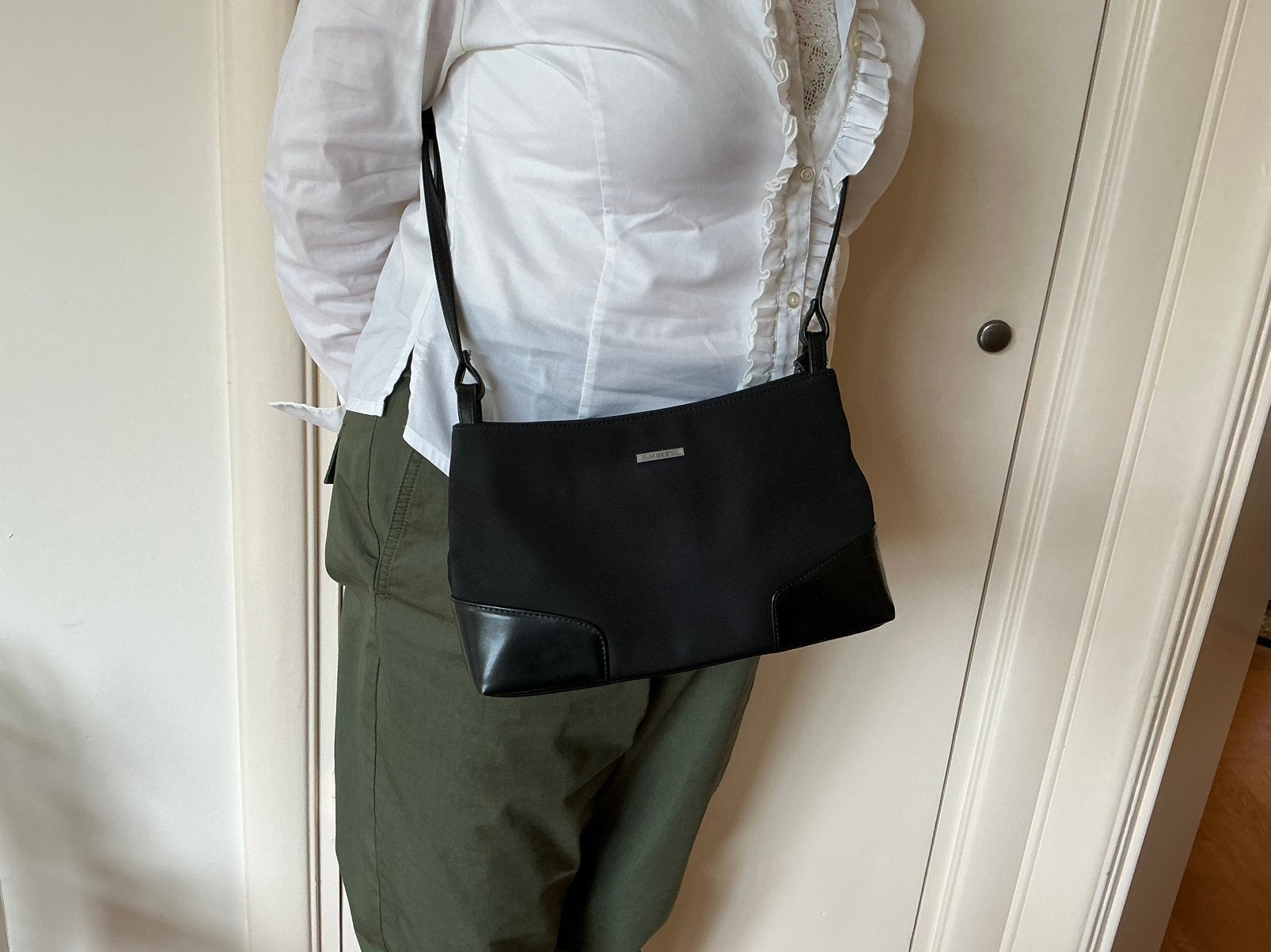 Mexx cross body tas - zwart - schoudertas, Ophalen of Verzenden, Zo goed als nieuw, Zwart, Schoudertasje