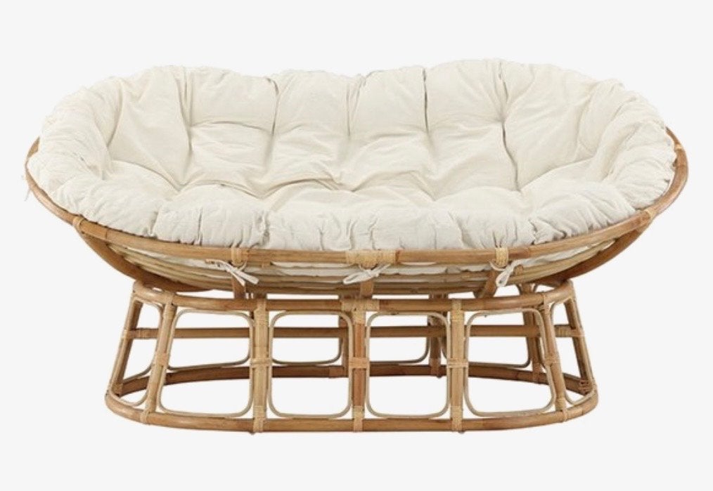 Manasan Rotan Loveseat Loungebank - Comfortabel, Ophalen, Gebruikt, 150 tot 200 cm, Tweepersoons