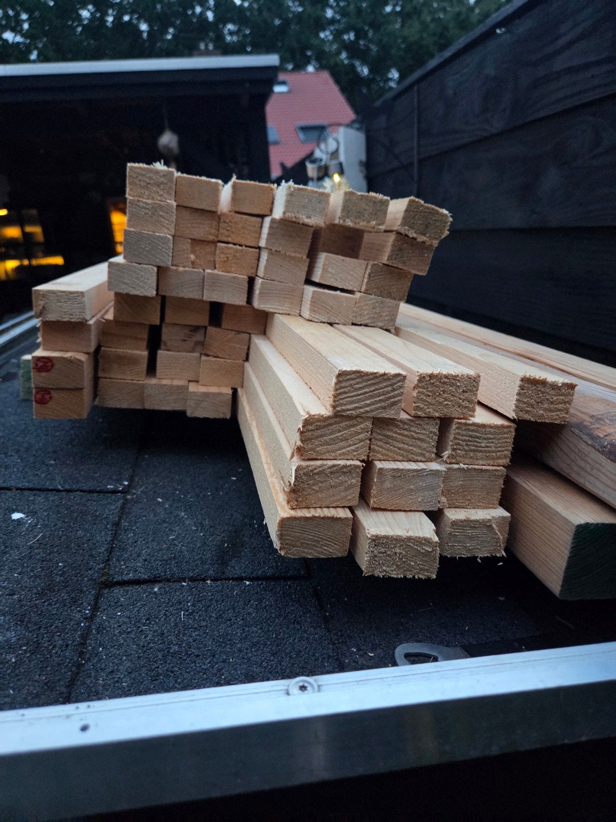 Nieuwe panlatten 38x25mm (40x 2,4m en 12x 2,9m), Doe-het-zelf en Verbouw, Hout en Planken, Ophalen, 25 tot 50 mm, Nieuw, 200 tot 250 cm