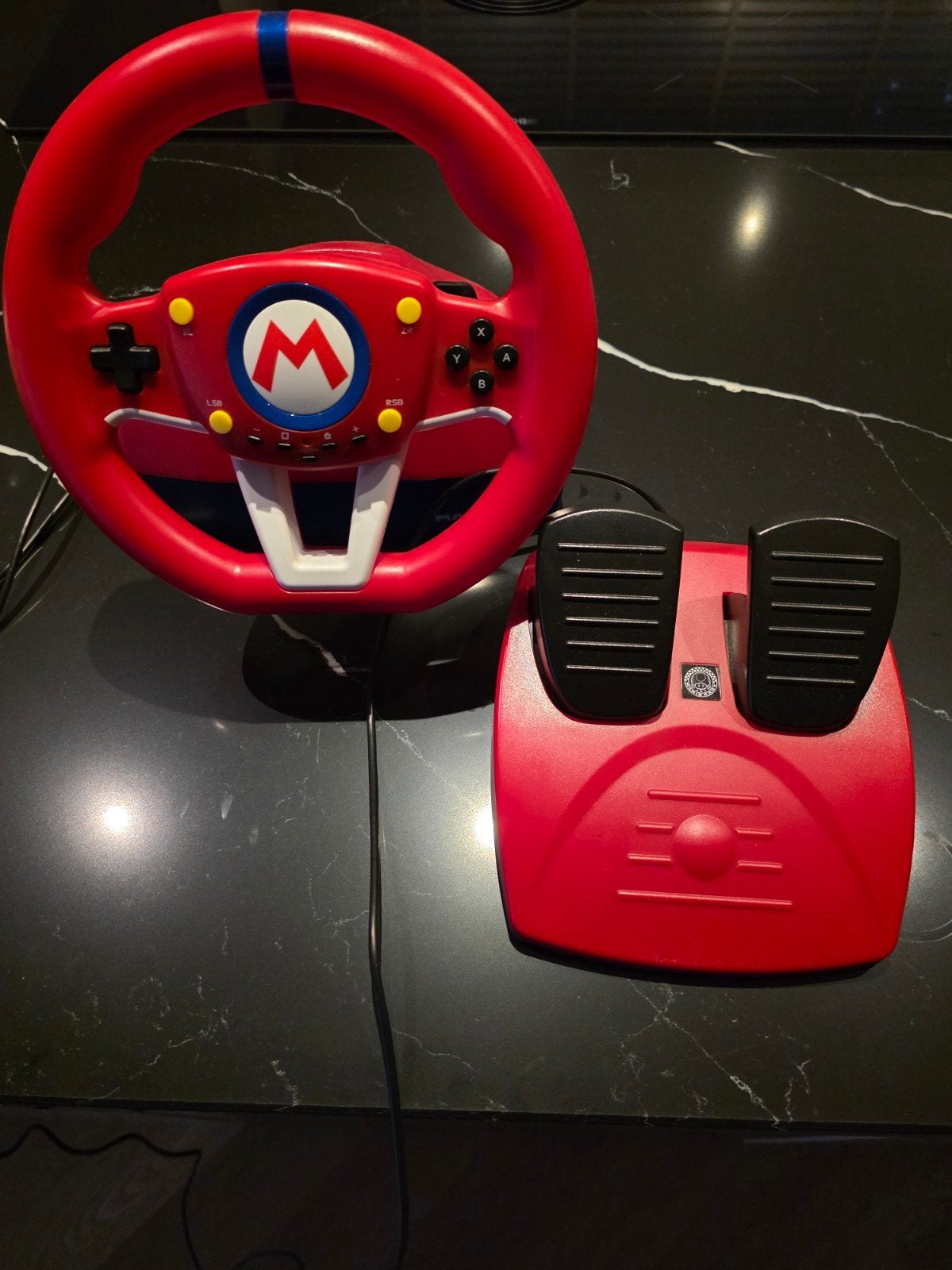 Mario Kart racestuur met pedalen voor Nintendo Switch, Ophalen of Verzenden, Nintendo, Zo goed als nieuw