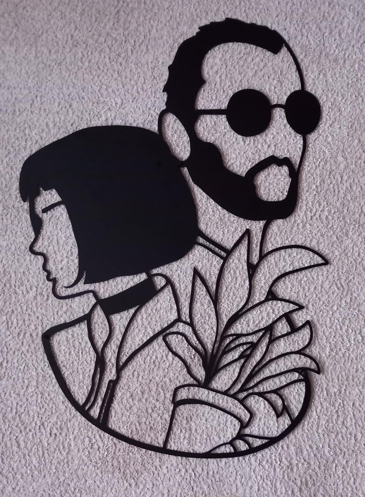 Leon the Professional metalen wanddecoratie Hoagard 65cm, Metaal, Wandsculptuur, Nieuw, Ophalen of Verzenden