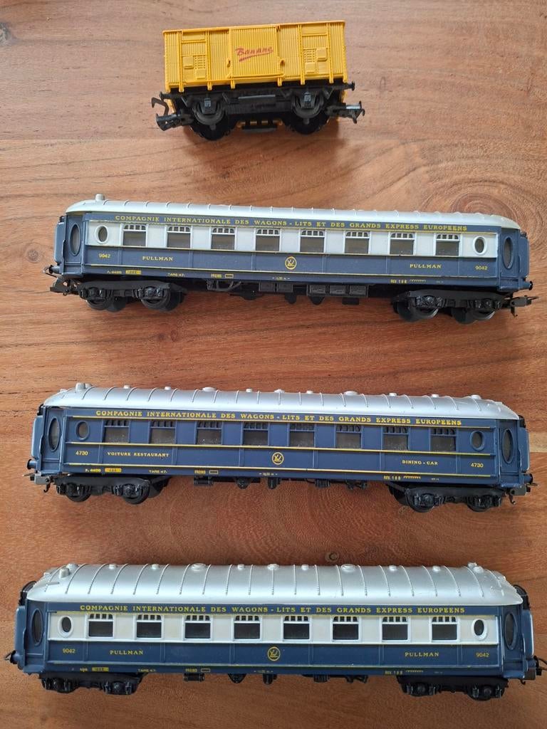 HO Wagons: Pullman en Bananenwagon - Diverse Modellen, Overige merken, Gebruikt, Gelijkstroom of Wisselstroom, Wagon