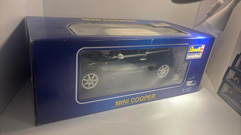 Mini cooper green revell 1.12, Auto, Ophalen of Verzenden, A, A