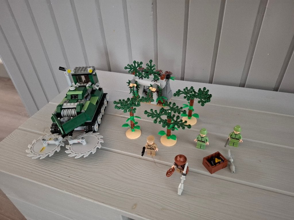 LEGO 7626 - Indiana Jones - Jungle Cutter, Compleet, Gebruikt, Overige thema's, Lego