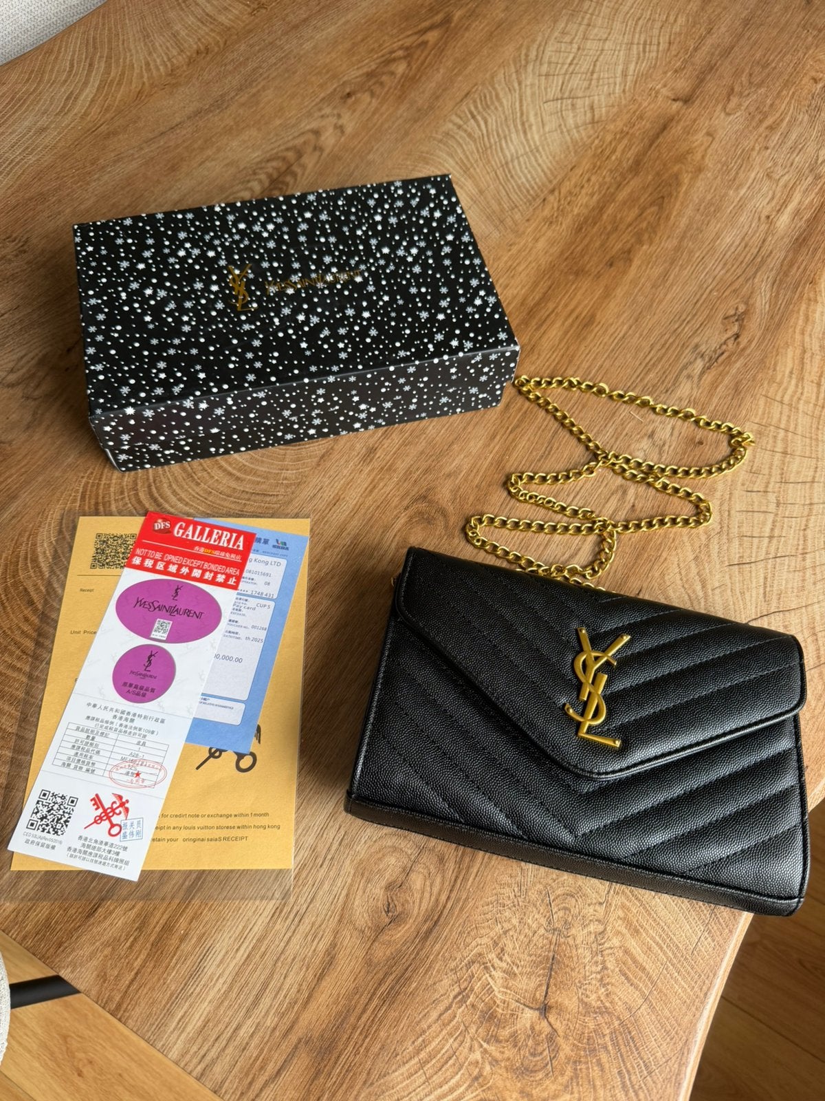 YSL Schoudertasje, Ophalen, Nieuw, Zwart, Schoudertasje