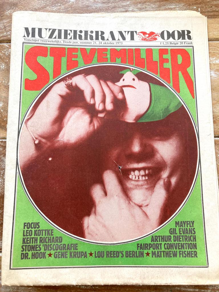 Muziekkrant OOR 1973 ROLLING STONES Lou Reed STEVE MILLER, Boeken, Ophalen of Verzenden, Muziek, Film of Tv
