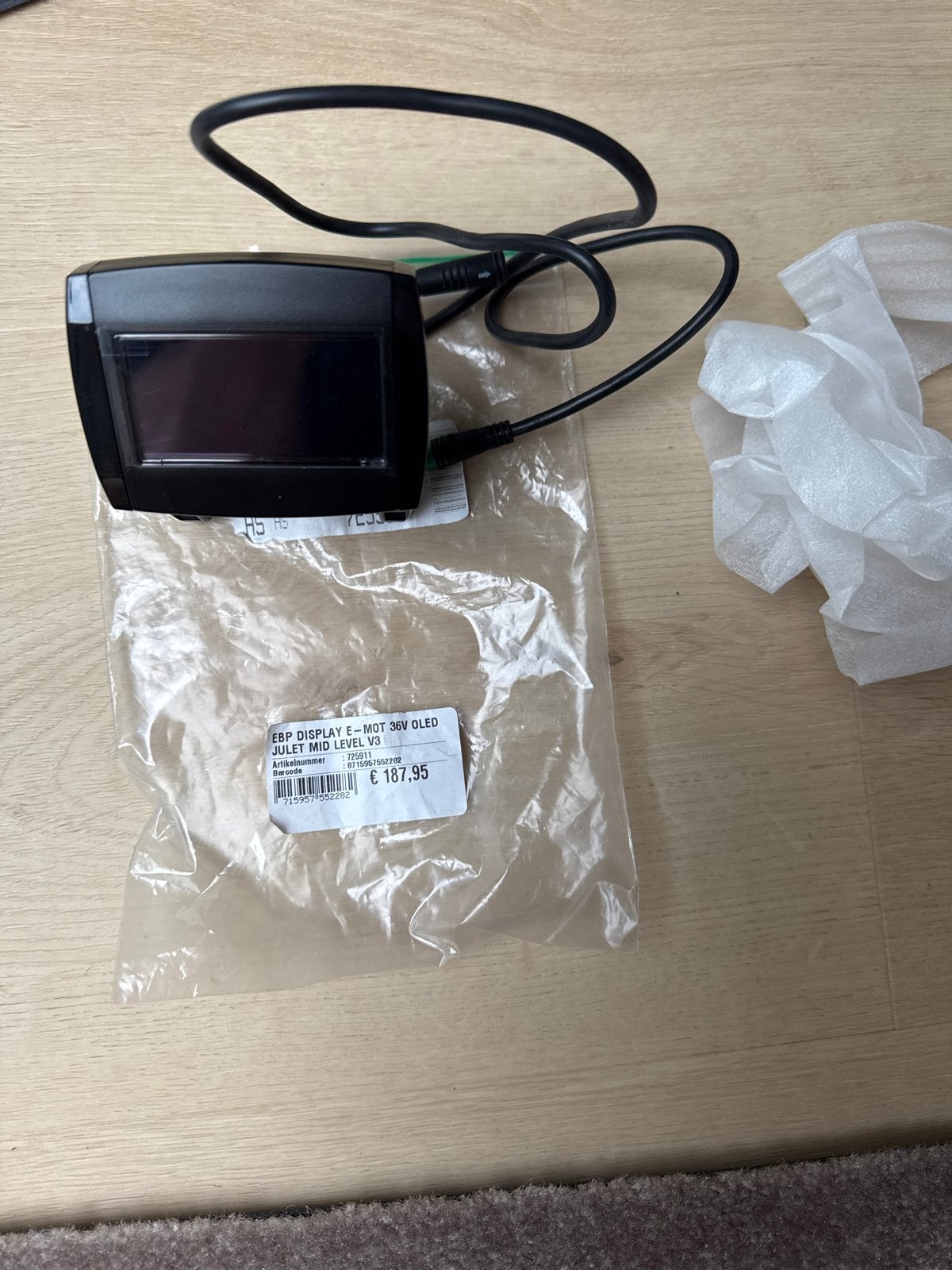 Nieuw Sparta/Batavus E-bike Display OLED 36V, Nieuw