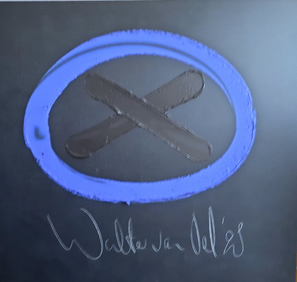 Walter van Oel, Ophalen, Abstract, Overige materialen, Gesigneerd