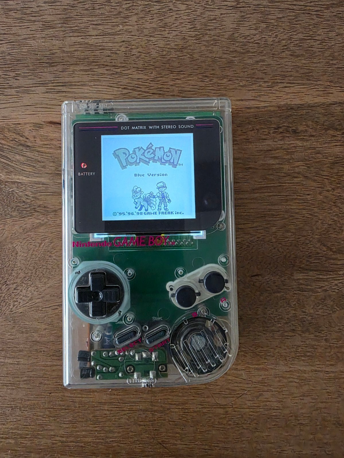 Gameboy met scherm verbetering, Ophalen