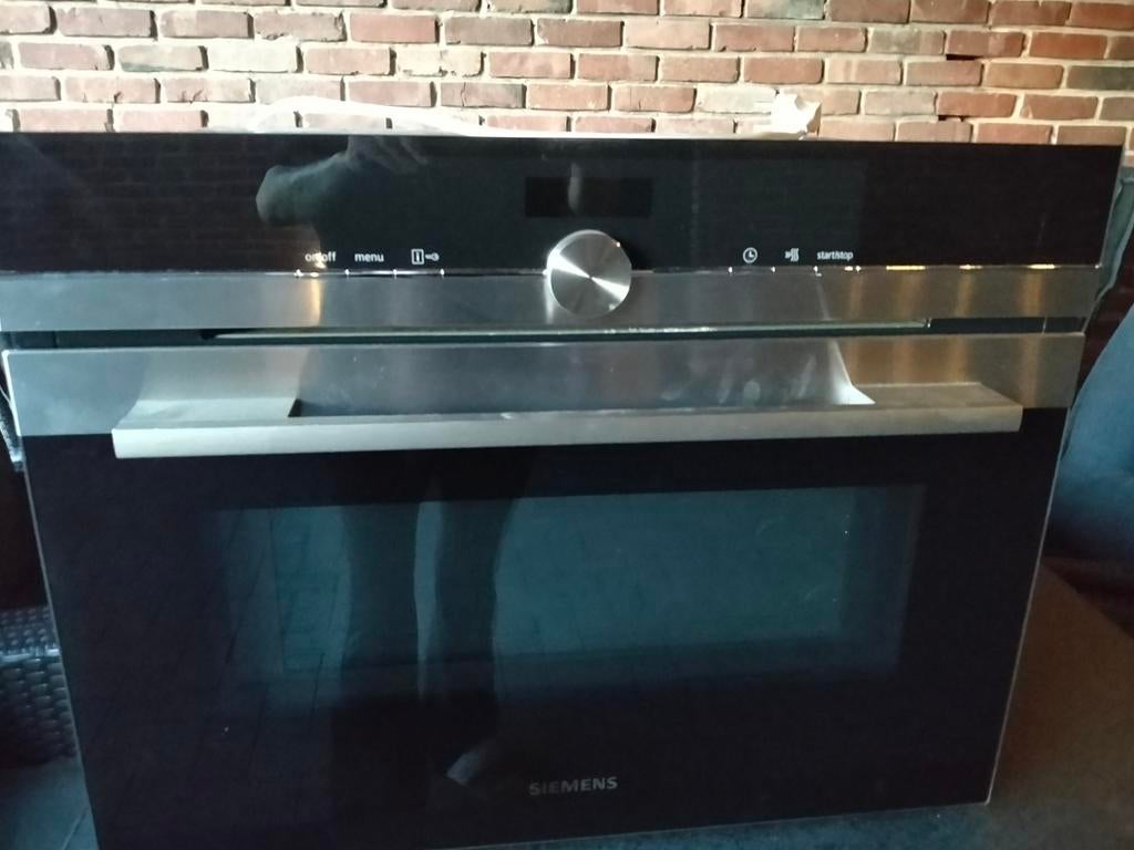 SIEMENS INBOUW OVEN CM633GBS1/40, Witgoed en Apparatuur, Ovens, Ophalen, Zo goed als nieuw, Oven met grill, Inbouw