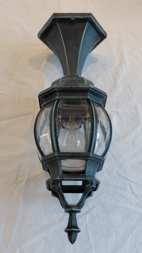 Buitenlamp hangende lantaarn, Aluminium, Ophalen of Verzenden, Hanglamp, 50 tot 250 watt