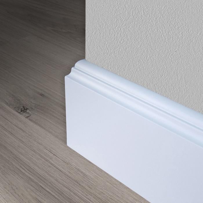 Meranti plinten Ral 9001, Overige materialen, Nieuw, Ophalen of Verzenden, 250 cm of meer
