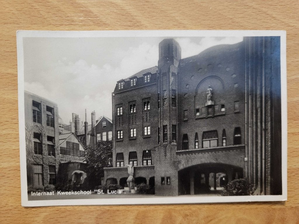 ansicht Kweekschool Lucia School Rotterdam, Ophalen, Voor 1920, Zuid-Holland