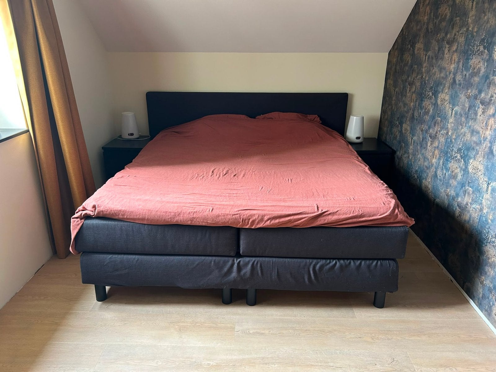 Norma Timeless Boxspring 180x200, Ophalen, Gebruikt, Zwart, Tweepersoons