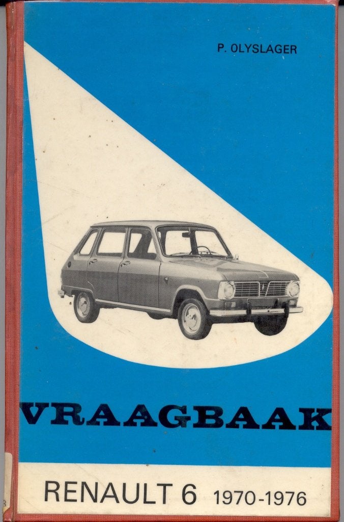 vraagbaak   RENAULT 6     1970  /1976, Ophalen of Verzenden