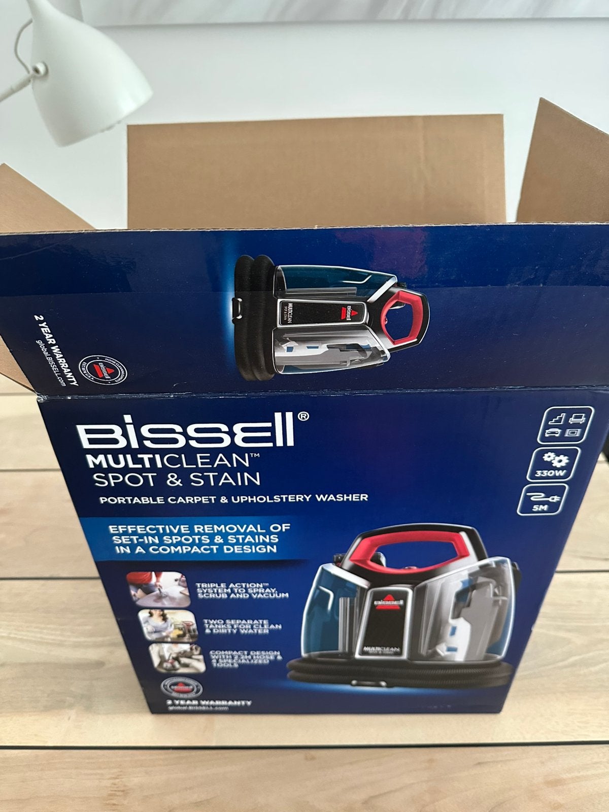 Bissell multiclean spot & stain, Ophalen of Verzenden, Zo goed als nieuw