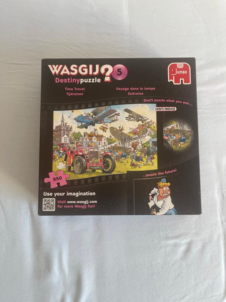 Wasgij Destiny 5 Tijdreizen Legpuzzel 950 Stukjes Compleet, Ophalen of Verzenden, 500 t/m 1500 stukjes, Zo goed als nieuw, Legpuzzel