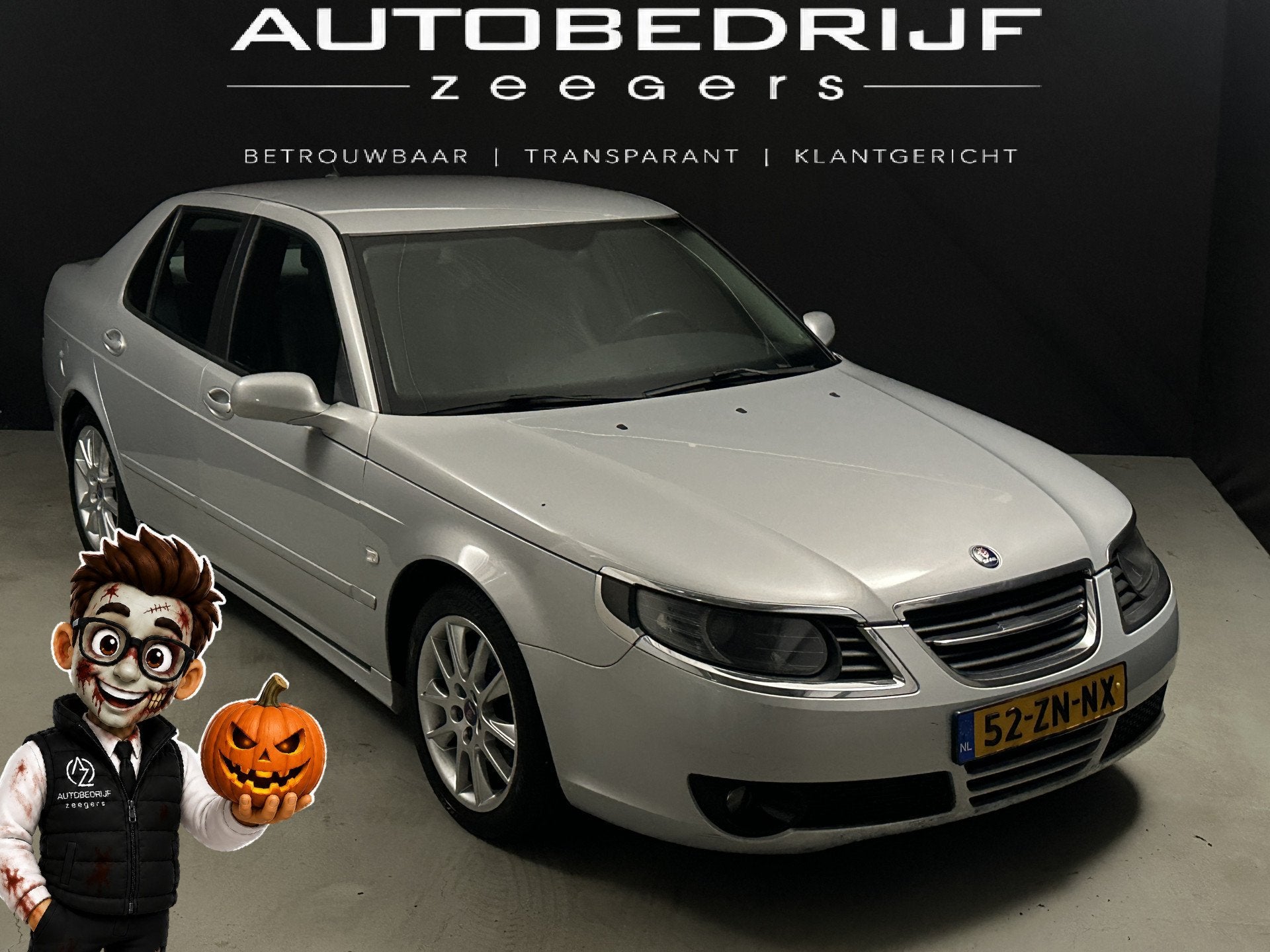 Saab 9-5 2.0t Vector Sport *Tuned*Automaat*Zeer goed onderho, Auto's, 4 cilinders, 1505 kg, Bedrijf, Sedan