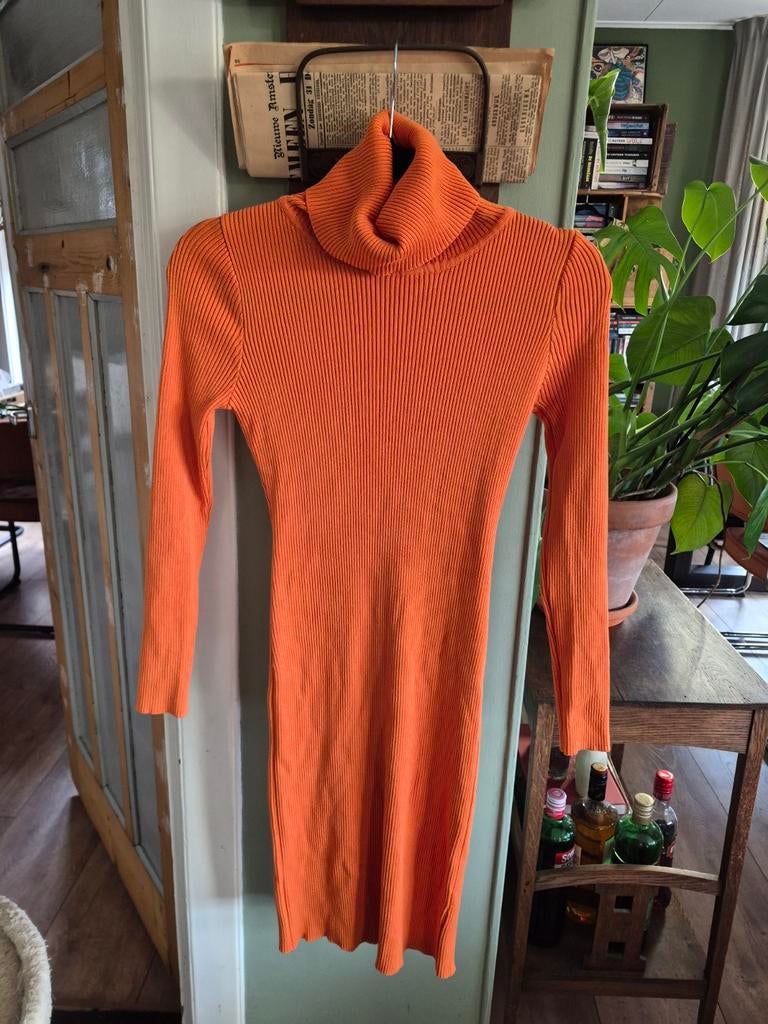 Oranje jurkje maat M/L, Kleding | Dames, Maat 38/40 (M), Oranje, Ophalen of Verzenden, Zo goed als nieuw