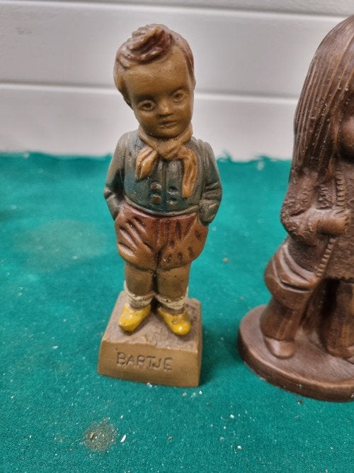 Sculptuur vintage meisje, Verzamelen, Ophalen of Verzenden