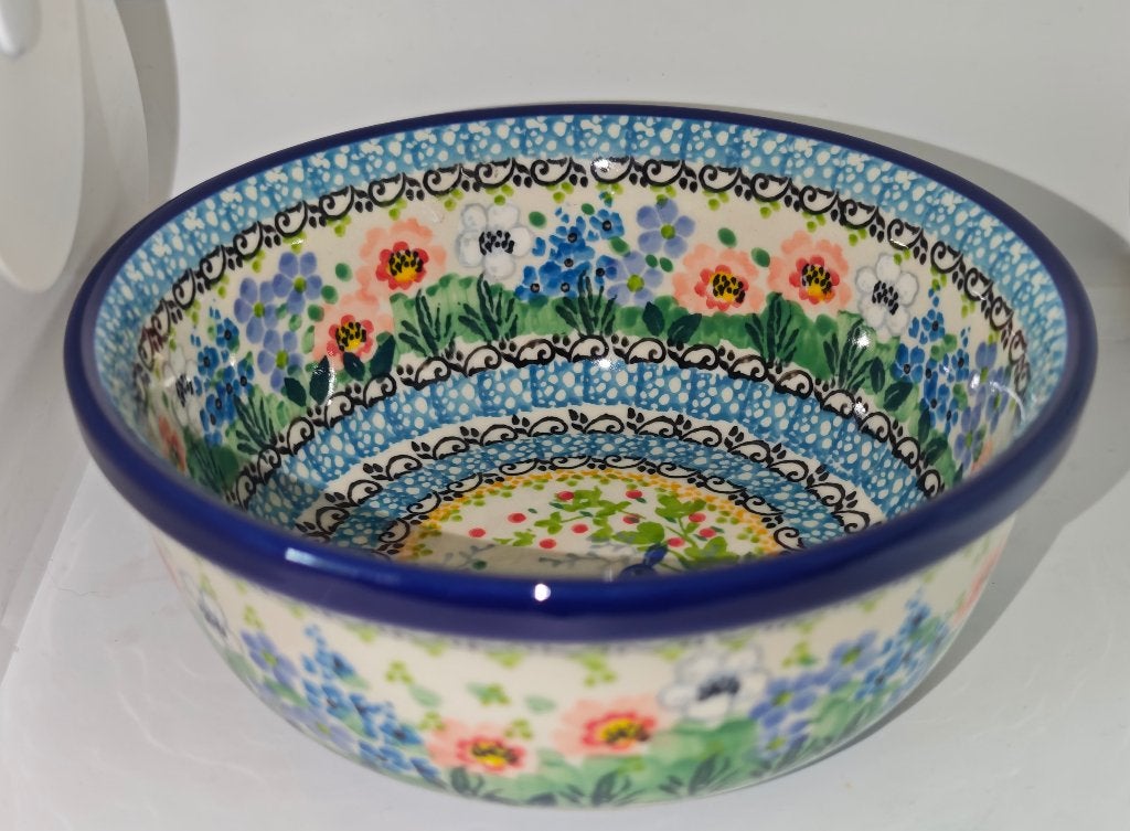 Bunzlau unikat schaal 16 cm, Keramiek, Nieuw, Ophalen of Verzenden, Schaal of Schalen