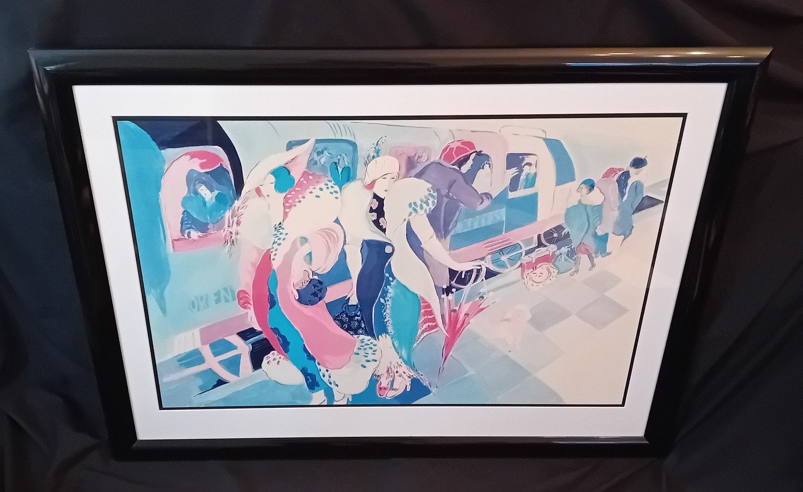 groot schilderij, Antiek en Kunst, Ophalen
