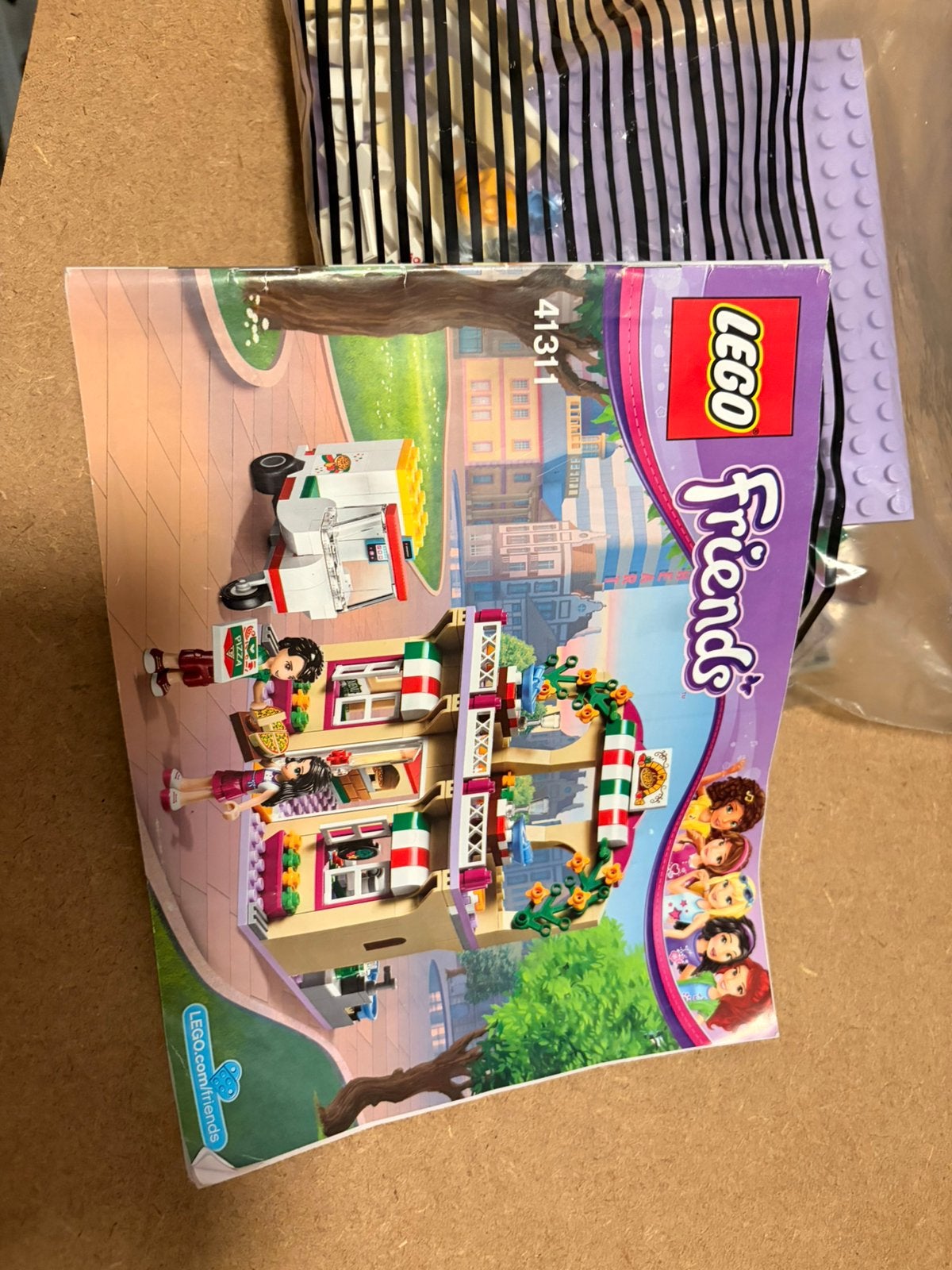 Lego friends 41311 pizzeria, Ophalen of Verzenden, Zo goed als nieuw