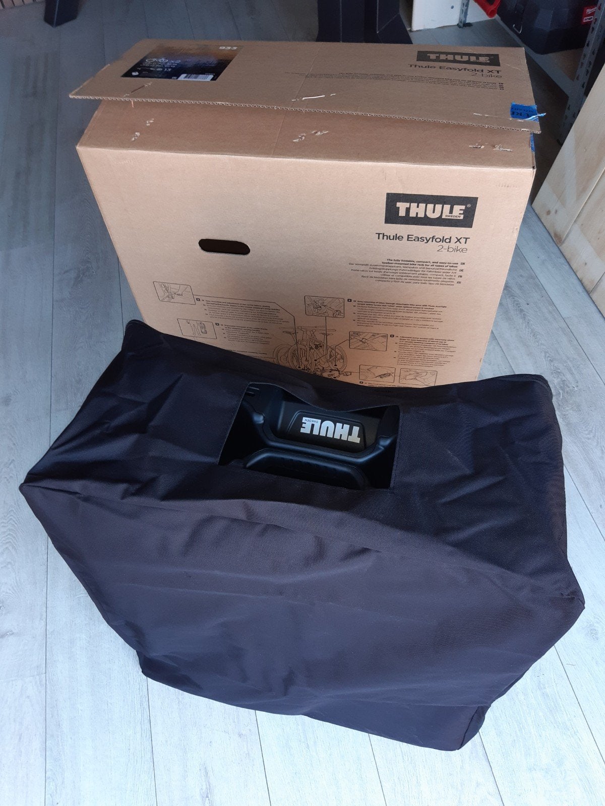 Foto 4 van thule easyfold xt2 933 fietsendrager + opberghoes NIEUW !!