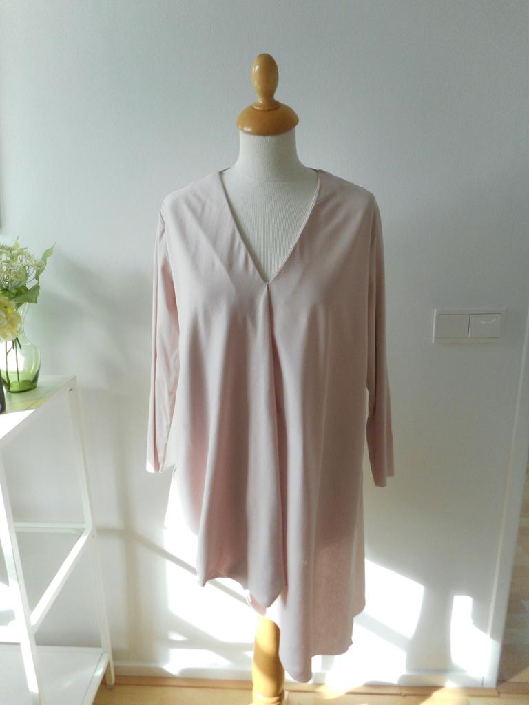 Tuniek van COS, maat L, Kleding | Dames, Blouses en Tunieken, Zo goed als nieuw, Maat 38/40 (M), Roze, Ophalen of Verzenden