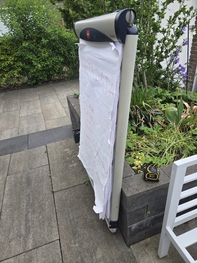 whiteboard/flipover, Huis en Inrichting, Ophalen, Gebruikt