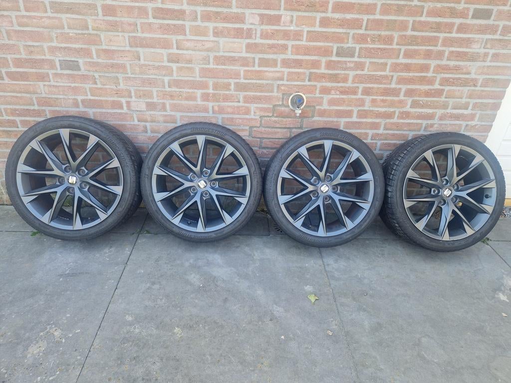 🌞 Seat leon 5f performance fr st 5x112 18 inch cupra 1p 🌞, Auto-onderdelen, Banden en Velgen, Ophalen, 18 inch, Gebruikt, Banden en Velgen