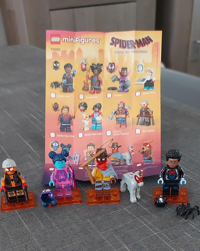 LEGO Spider-Man Across the Spider-Verse Minifiguren Set, Ophalen of Verzenden, Nieuw, Losse stenen, Lego
