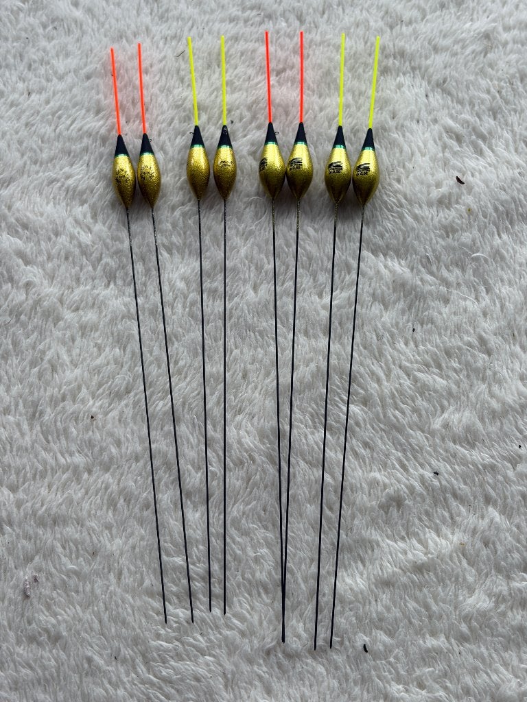 adv 172 / NIEUW serie 8 dobbers TUBERTINI, Ophalen of Verzenden, Nieuw, Dobber of Lood