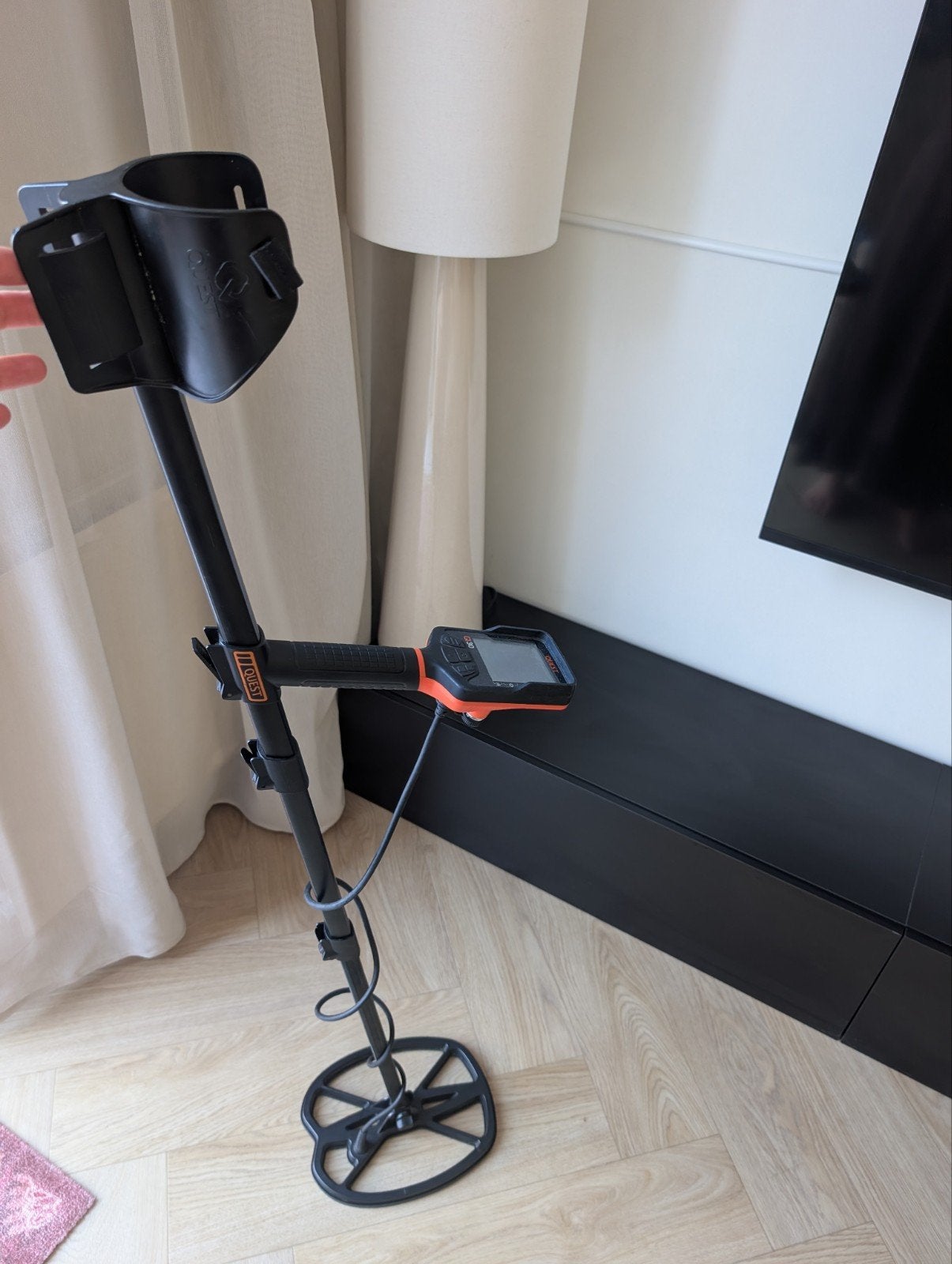 Quest Q30 Metaaldetector met GP-Pointer, Overige merken, Meer dan 30 cm, Ophalen of Verzenden, Zo goed als nieuw