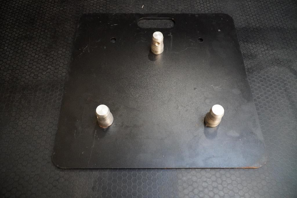 4x Pro truss PRO33 baseplate staal 45 x 45 cm – 6mm dik, Muziek en Instrumenten, Licht en Laser, Ophalen, Zo goed als nieuw, Licht