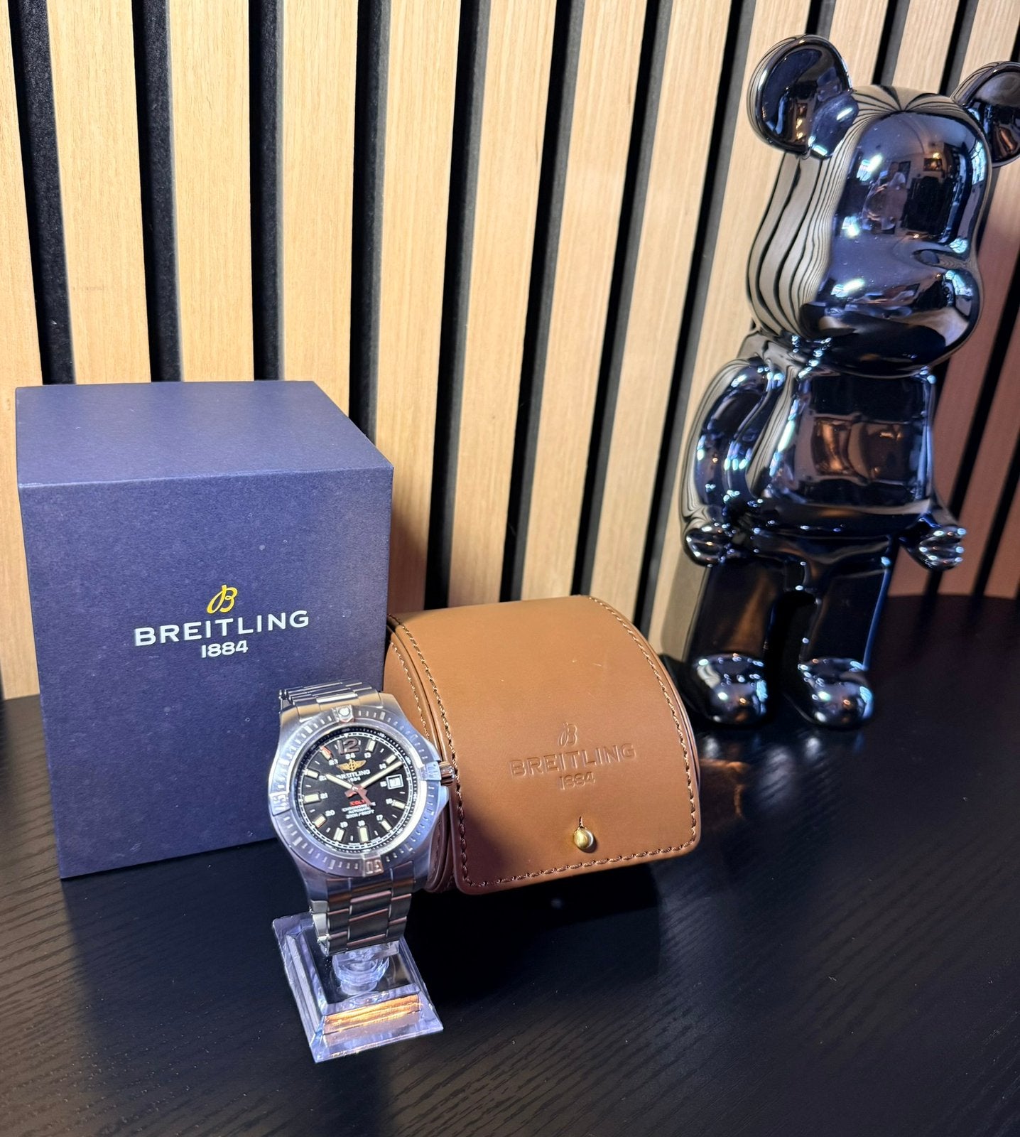 prachtige Breitling Colt Full Set - Topconditie, Ophalen, Staal, Staal, Breitling