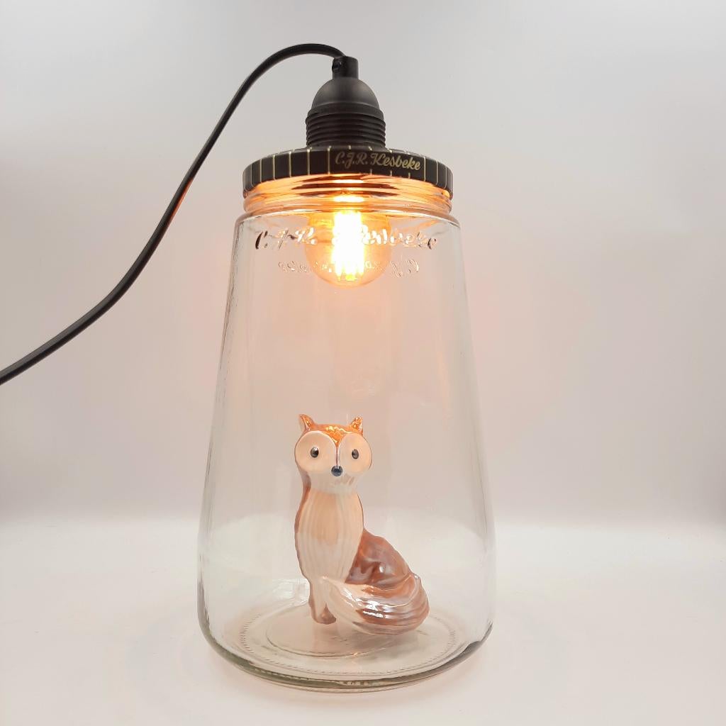 Kinderkamerlamp | Kesbekelamp | Hanglamp met vosje of konijn, Kinderen en Baby's, Kinderkamer | Inrichting en Decoratie, Nieuw
