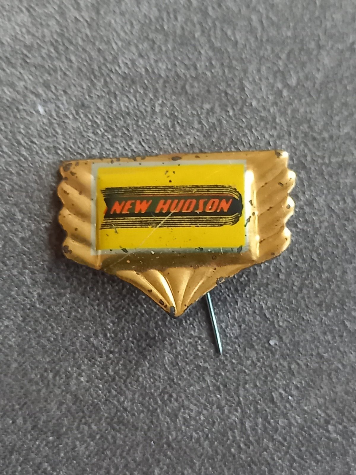 Speldje New Hudson  (Motor cycle Great Britain), Verzamelen, Ophalen of Verzenden, Gebruikt