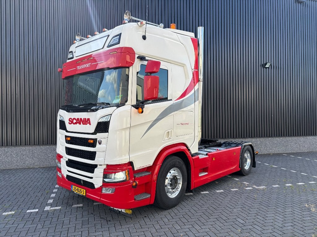 Scania R500 PTO / Retarder 2017, Automaat, Achterwielaandrijving, Scania, Wit