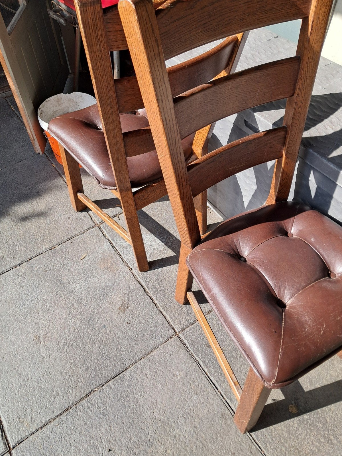 Tafel stoelen  4 x, Huis en Inrichting, Ophalen of Verzenden, Gebruikt, Vier