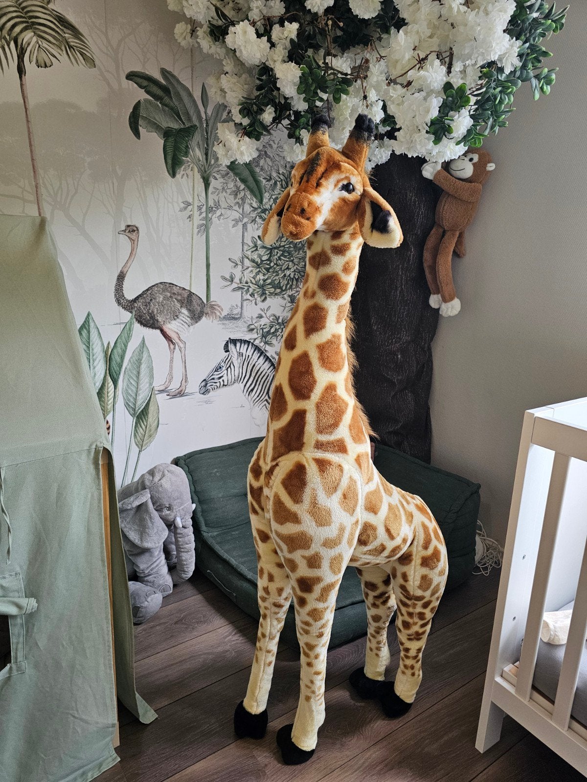 Grote knuffel giraffe, Ophalen of Verzenden, Zo goed als nieuw