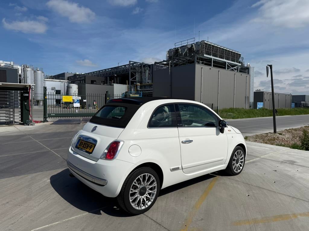 Fiat 500c twin air turbo 105pk automaat 2012, Voorwielaandrijving, Euro 5, Cabriolet, Wit