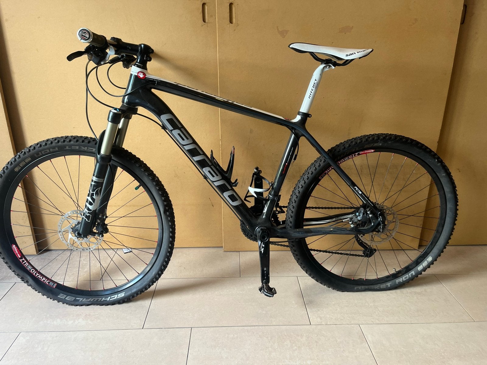 Carraro Mountainbike - Shimano Deore XT - Schijfremmen, Gebruikt, Hardtail, Heren, Schijfrem